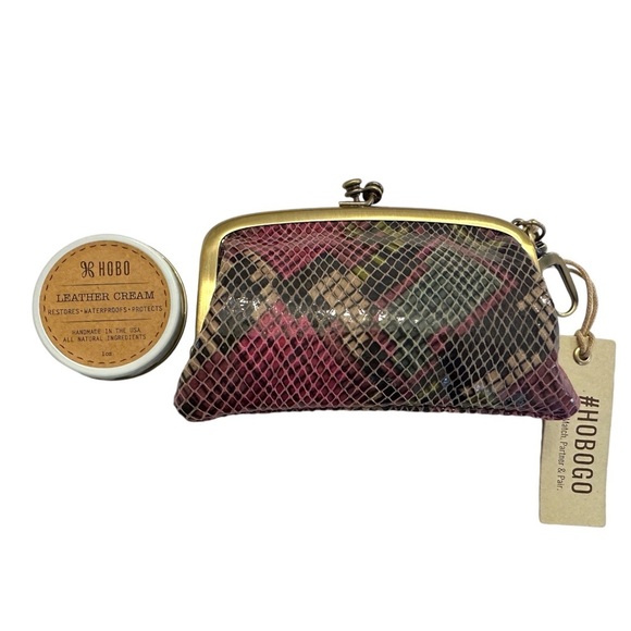 HOBO Mosaic Snake keychain wallet NWT - Picture 1 of 9